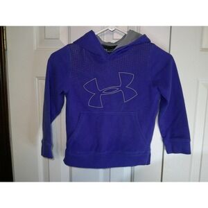 Under Armour Hoodie Pullover ColdGear Purple Youth Size YXS/SI‎